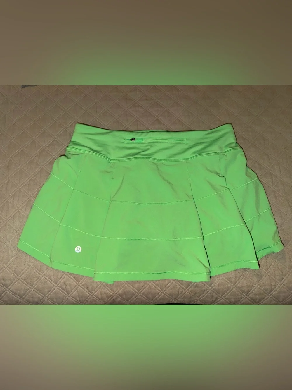 Lululemon Green Pace Rival skirt - Picture 2 of 3